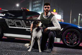 4cd8cf mrwitt@kneeling in team with dog m