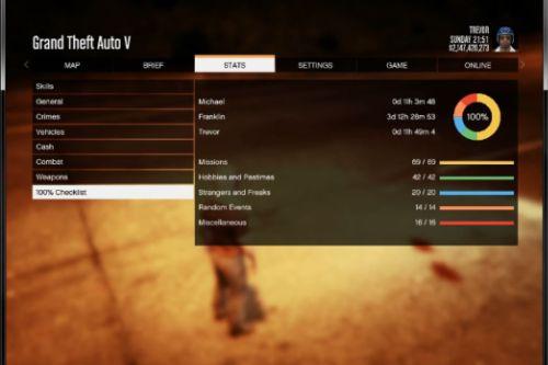 100% save game + all weapons and money