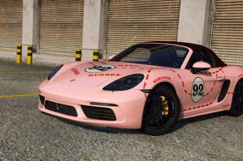 [2017 Porsche 718 Boxster S] Pink Pig livery 