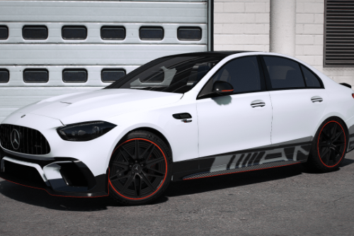 2023 Mercedes-AMG C 63 S E Performance + Kit F1 Edition [Add-On | Tuning | Animated | VehFuncs V]