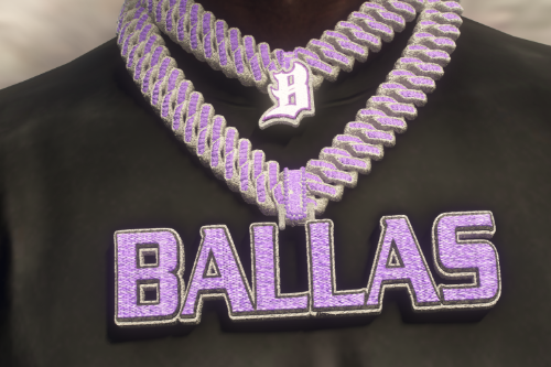 Ballas Chain [Male/Female] [FiveM-SinglePlayer]