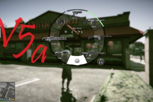 Beta style icons with RDR2 weapon wheel style & icons