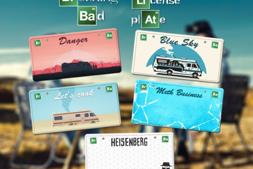 Breaking Bad License Plates