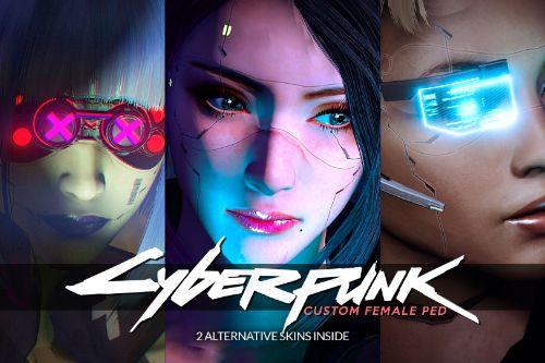 Cyberpunk-esque Custom Female Ped [Add-on Ped | Replace]