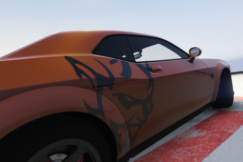 Demon Livery for Aige's 2018 Dodge Challenger SRT Demon