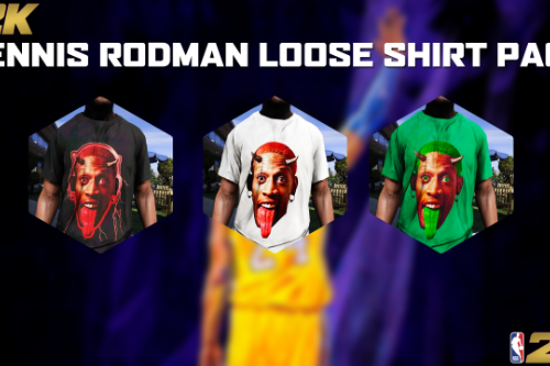 Dennis Rodman Loose Shirt Pack #1
