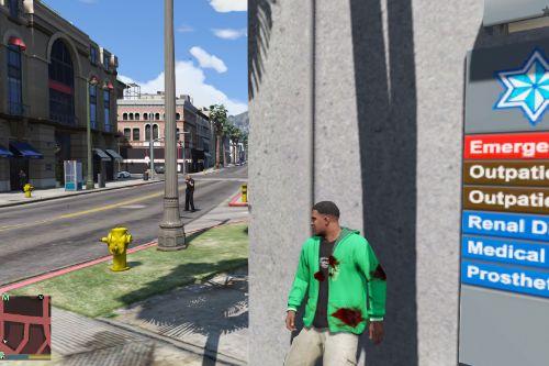 Heal By Leaning Against Wall