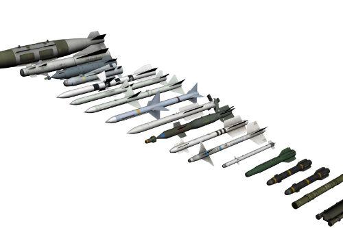 Hellfire, Paveway, Kedge, Sidewinder and Tiayan Vehicle Weapons
