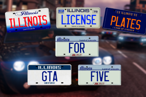 Illinois License Plates
