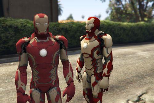 Iron Man Armors Mark42 & 43 [Add-On Ped]
