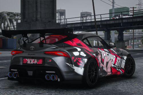 [Itasha] Toyota Supra A90 "Kaguya-sama: Love Is War" Kaguya painjob