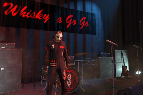 Joey Jordison SLIPKNOT jumpsuit, face paint, and mask for Trevor