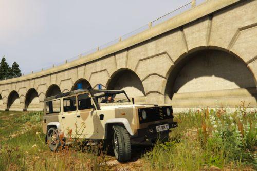 Land Rover Defender 110 Desert Camo Military Texture