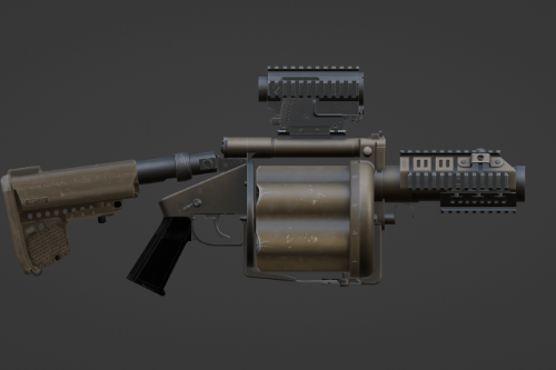 M32A1 MSGL [EFT, Replace, Custom Ammo]