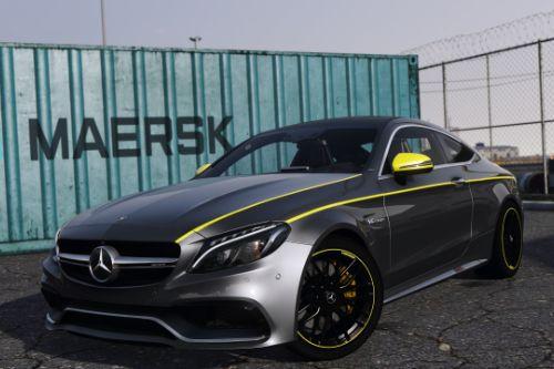 Mercedes Benz C63S Stripe Livery (4k)