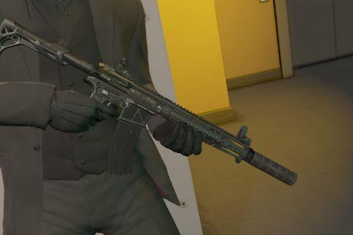 MW-2019 - Skeletonized M4A1 [Animated]