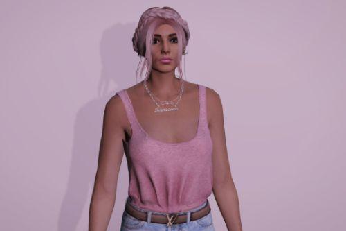 Open back tank top for MP Female