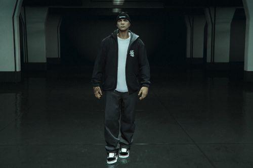 Oversized Zip Up Hoodie for MP Male