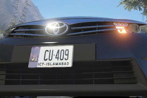 Pakistan License Plates