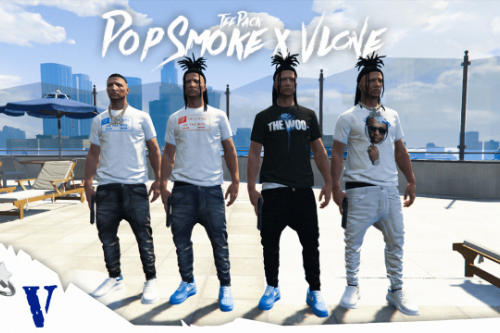 Pop Smoke x Vlone Tee Pack (MP)