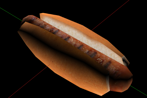 Remastered Hotdog in a Bun