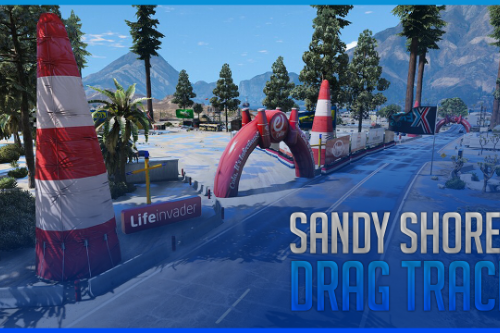 Sandy Shores Event | Drag Track on Airport [FiveM | YMAP]