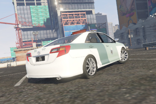 Saudi Traffic Police Camry