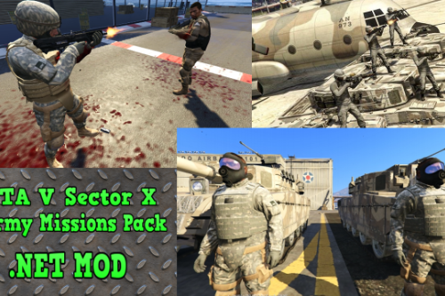 Sector X Army Missions Pack 1 - SKULLHOUND Storyline - 9 Missions [.NET]