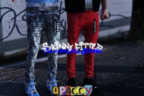 Skinny Fitted Valabasas Jeans for MP Male