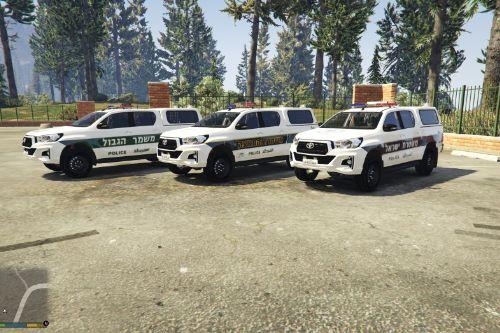 Toyota Hilux | Israeli Police | Skin תנועה/סיור/מג"ב